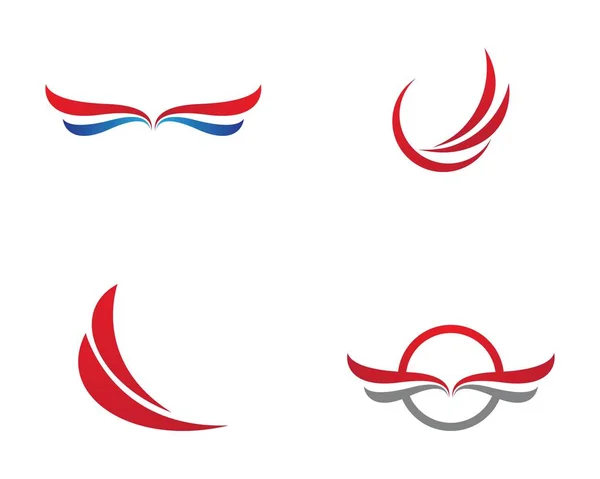 Modèle de logo Falcon Wing — Image vectorielle