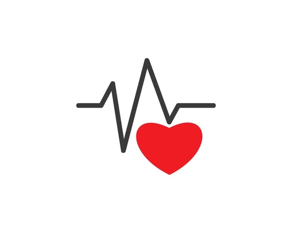 Batimento cardíaco vetor de linha —  Vetores de Stock