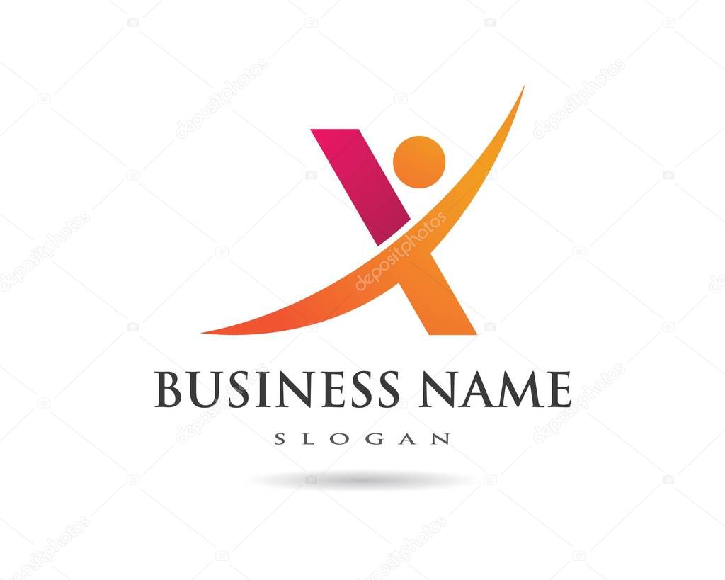 Human character logo sign,Health care logo