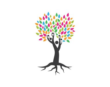 Aile Ağacı Logosu şablonu