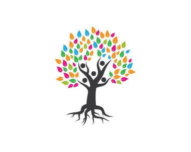 Aile Ağacı Logosu şablonu