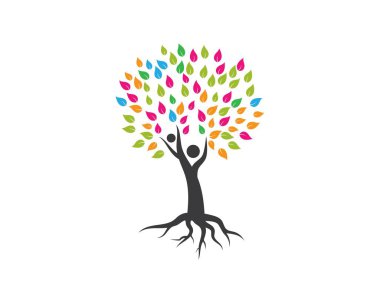 Aile Ağacı Logosu şablonu