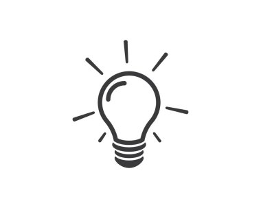 ampul logo vektör ilustration 