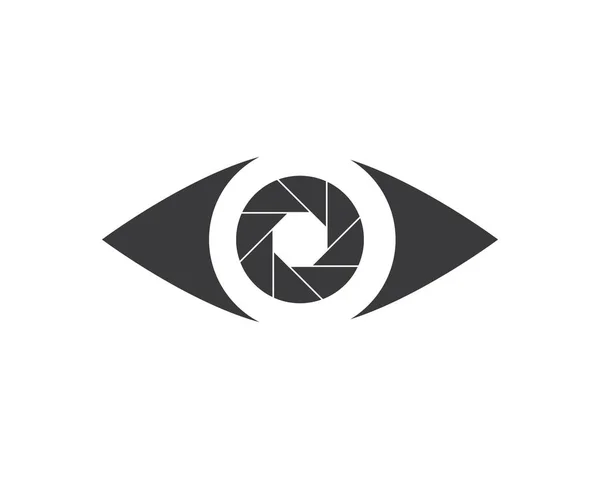 眼睛护理矢量徽标 — 图库矢量图片
