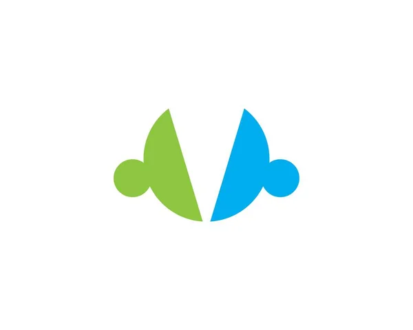 Aanneming en Community Care Logo-sjabloon — Stockvector