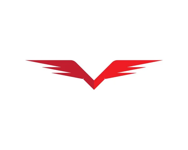 Falcon Wing logotyp mall — Stock vektor