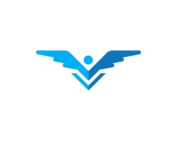 Falcon Wing logotyp mall — Stock vektor