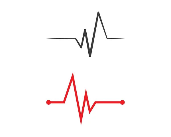 心脏跳动线向量 — 图库矢量图片