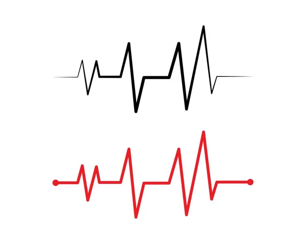 Heart beat line Royalty Free Vector Image - VectorStock