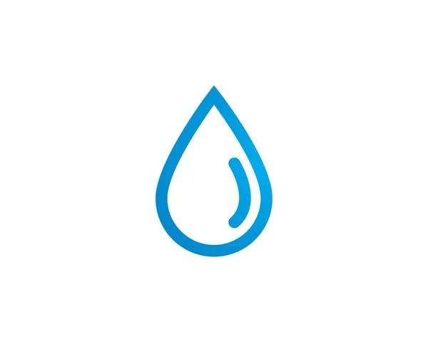 Water drop Logo Template — Stock Vector