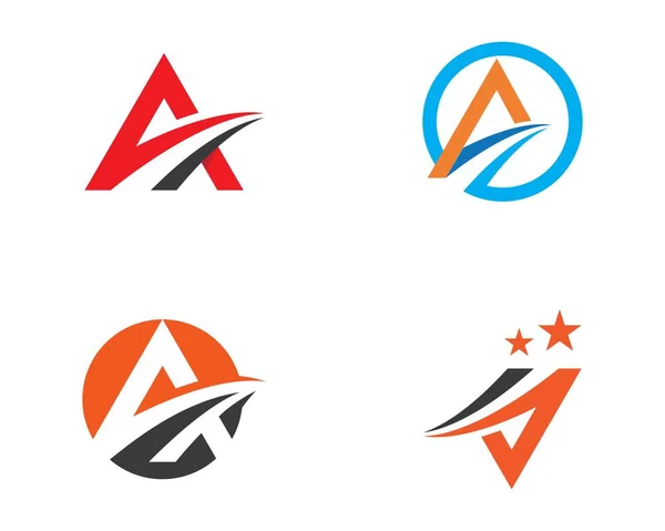 Ett brev snabbare Logotypmall — Stock vektor
