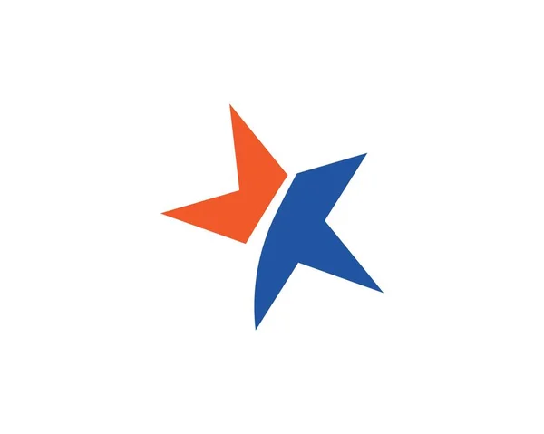 Star logo mall — Stock vektor