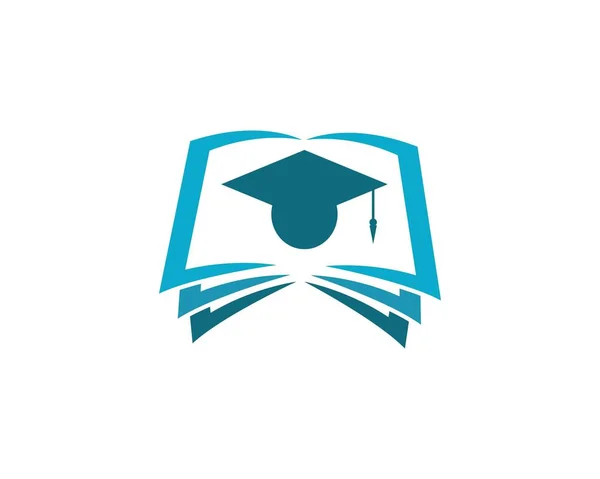 Modello di logo educativo — Vettoriale Stock