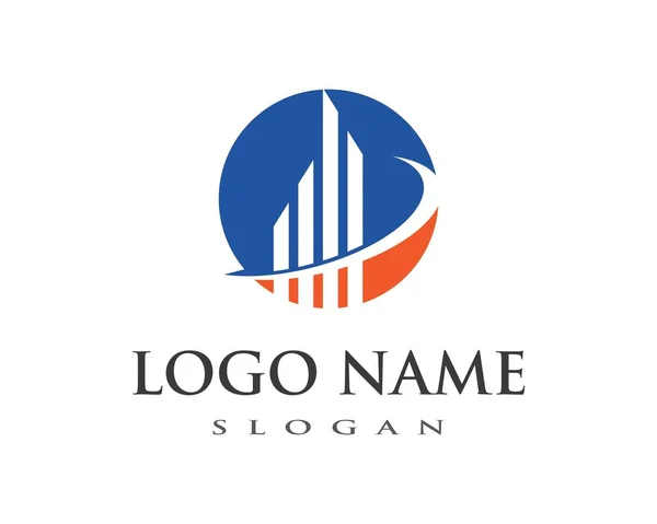 Biznes finanse profesjonalny szablon logo — Wektor stockowy