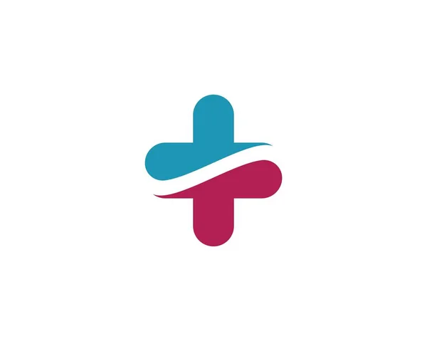 Template voor medisch logo voor gezondheid — Stockvector