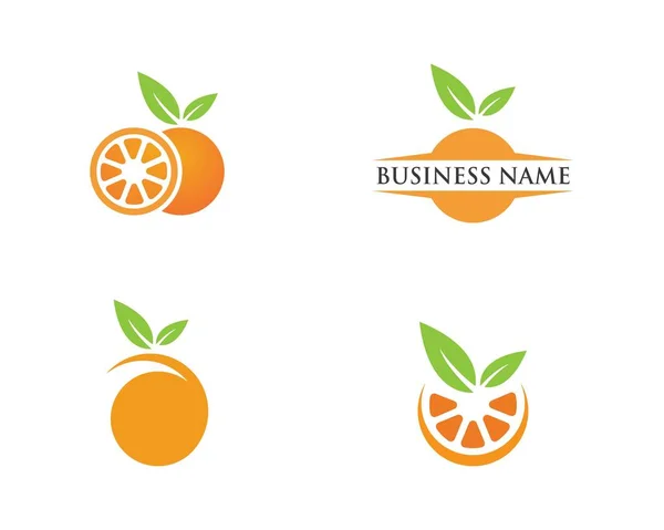Design logo orange — Image vectorielle
