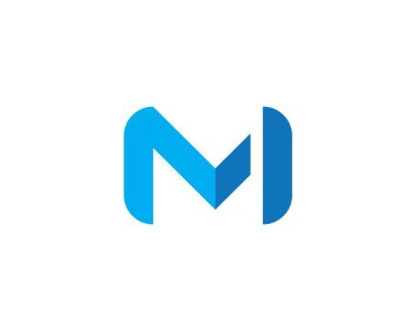 M harfi Logo iş 