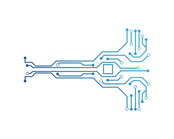 Circuit ilustration vector — Stockvector