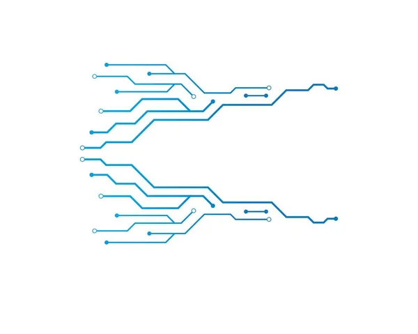 Vetor de ilustração de circuito — Vetor de Stock