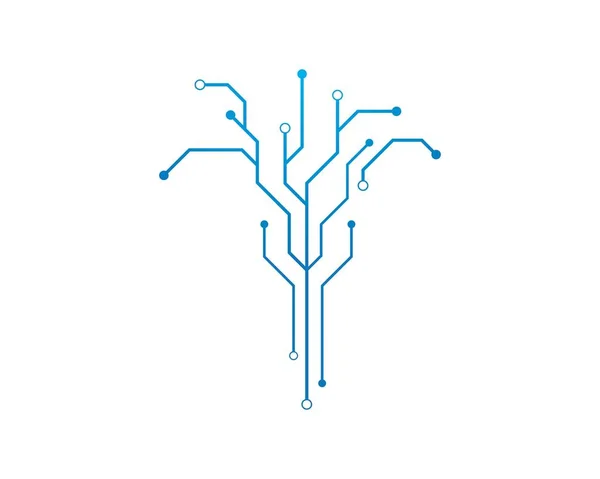 Circuit ilustration vector — Stockvector