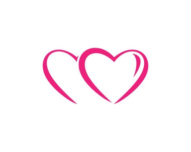 Aşk Logo vektör simgesi 