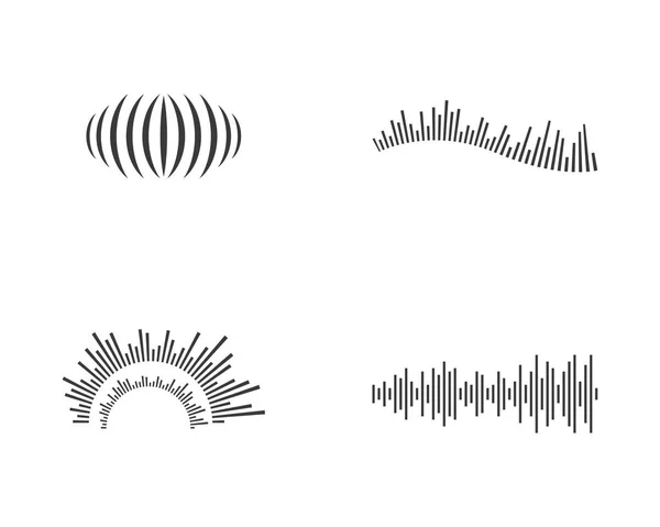 Sound wave ilustration — Stock Vector