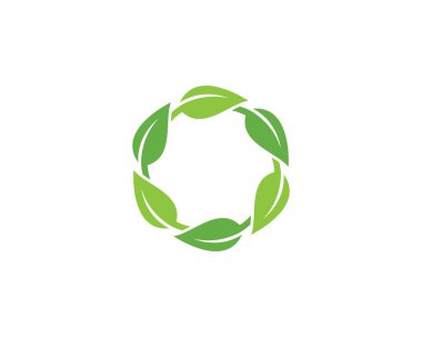 Yeşil yapraklı ekoloji doğa elementi 