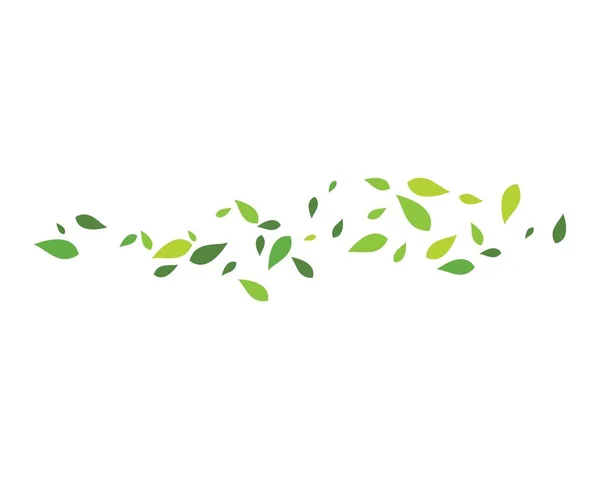 Yaprak yeşil arka plan — Stok Vektör