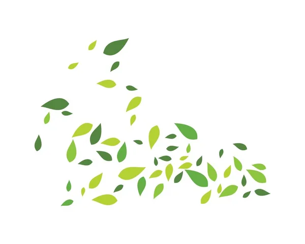 Fundo de folha verde — Vetor de Stock