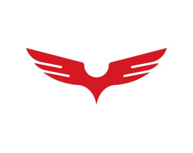 Kanat logo şablonu 