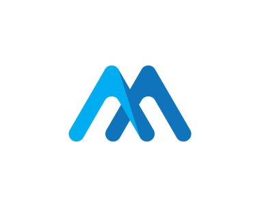 M harfi Logo iş 
