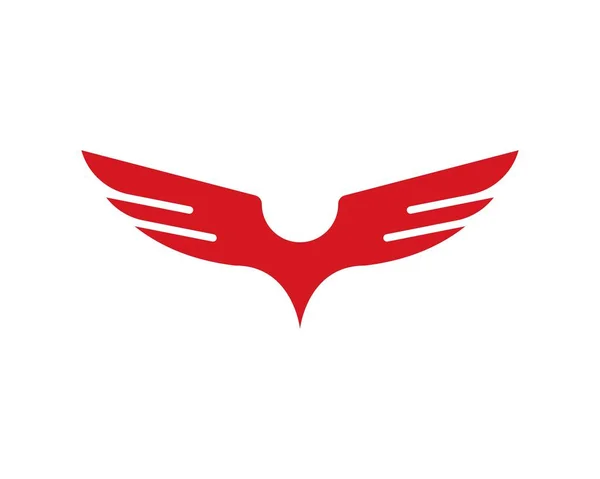 Modelo do logotipo da asa —  Vetores de Stock