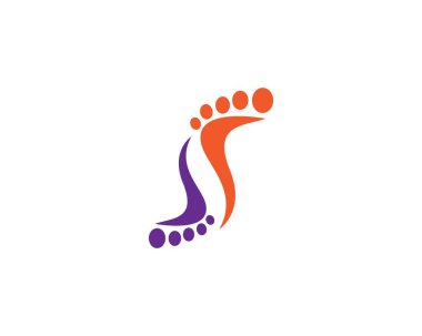 ayak ılustration logo vector