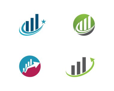 İş finansmanı profesyonel logo şablonu