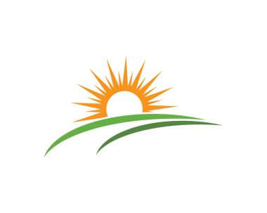 Güneş ılustration Logo vektör