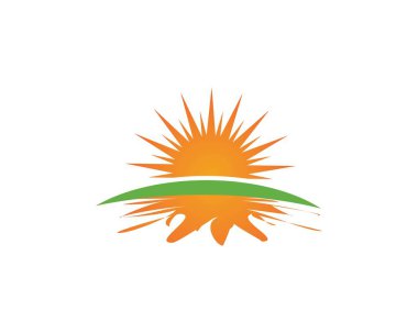 Güneş ılustration Logo vektör