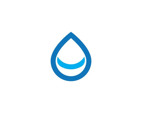 Water drop Logo Template — Stock Vector