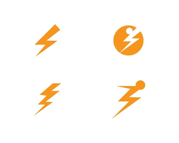 Lightning logo šablona — Stockový vektor