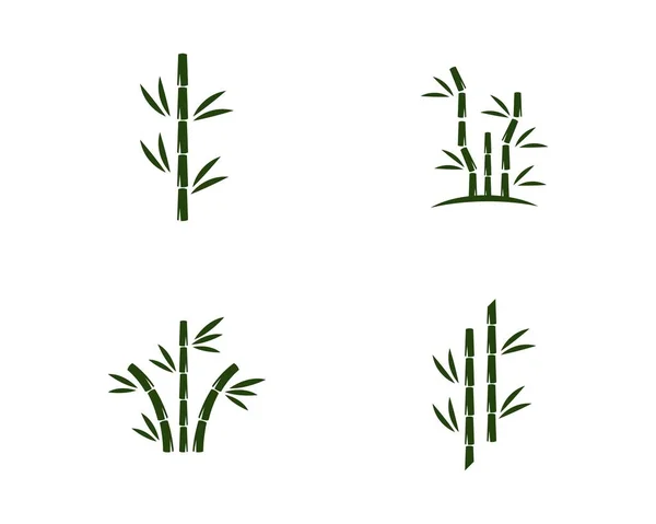 Bambu logo şablonu — Stok Vektör