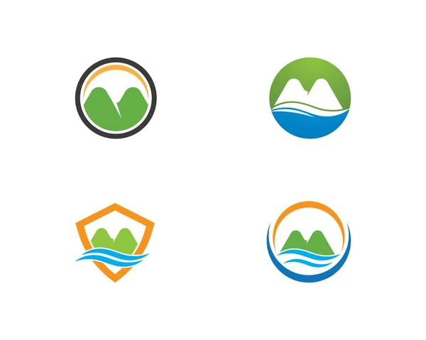 Logotipo montanhas — Vetor de Stock