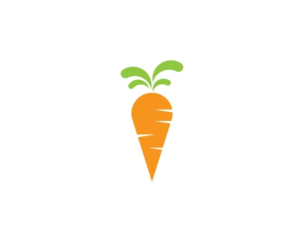 Logo carrot ilustration vect - Stok Vektor