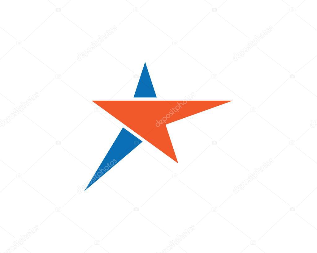 Star Logo Template vector icon illustration design
