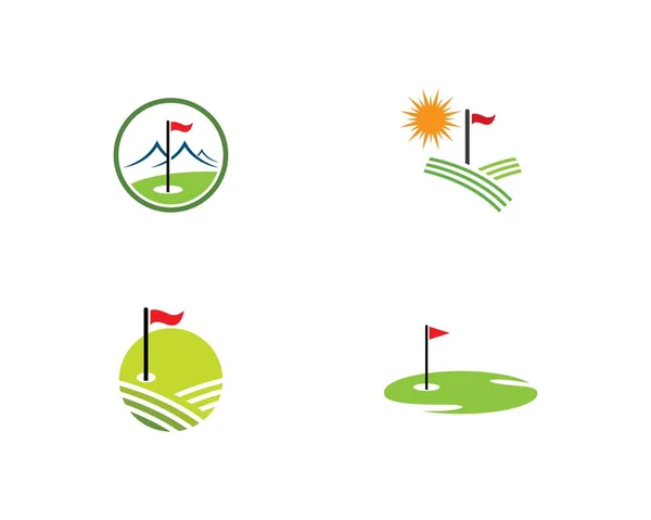 Golf Logo Template — Stock Vector