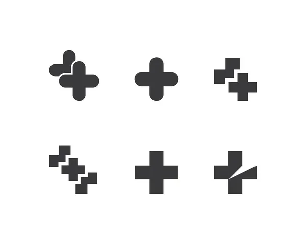 Template voor medisch logo voor gezondheid — Stockvector