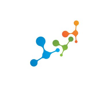 molekül Logo vektör
