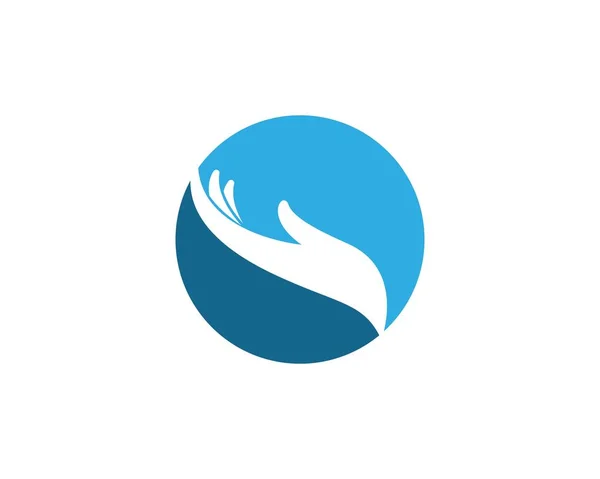 El bakım logosu şablonu — Stok Vektör