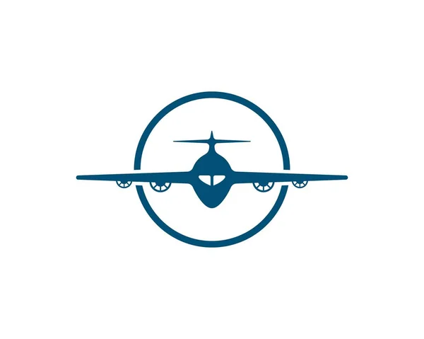 Vektor s logem letadla — Stockový vektor