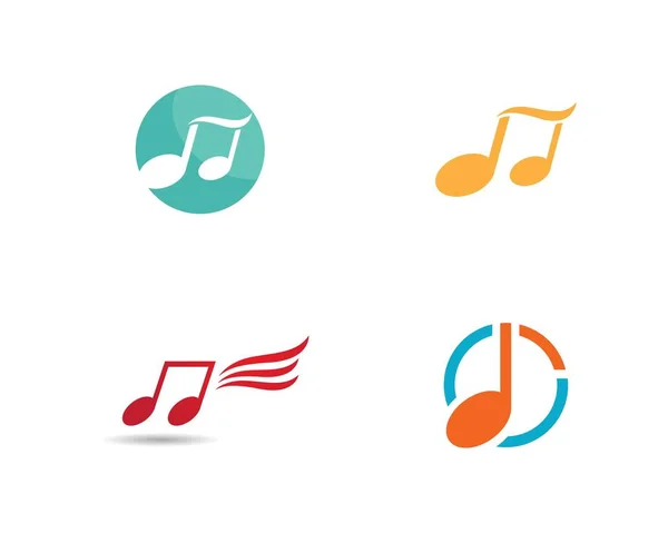 Music note Icon Vector — Stock Vector