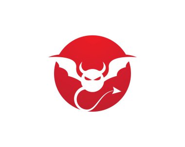 Şeytan logo vektör