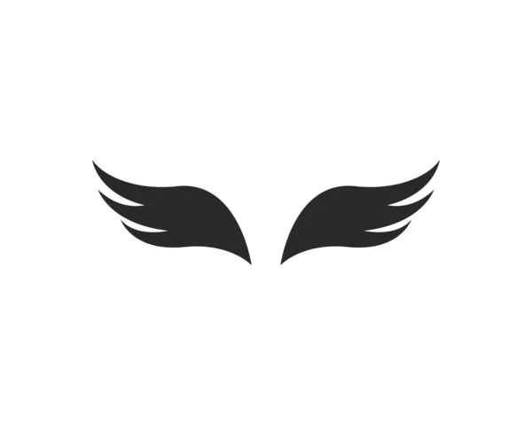 Крило шаблон логотип — стоковий вектор